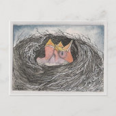 baby Birds Briefkaart (Voorkant)