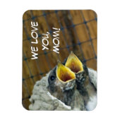 Baby Birds Premium Magnet Magneet (Verticaal)