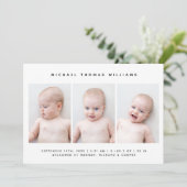 BABY BIRTH-AANKONDIGING (Staand voorkant)