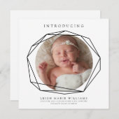 BABY BIRTH ANNOUNCEMENT Introduction Baby (Voorkant / Achterkant)