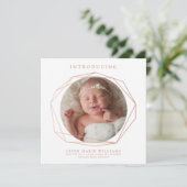 BABY BIRTH ANNOUNCEMENT Introduction Baby (Staand voorkant)