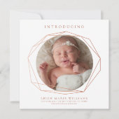 BABY BIRTH ANNOUNCEMENT Introduction Baby (Voorkant)