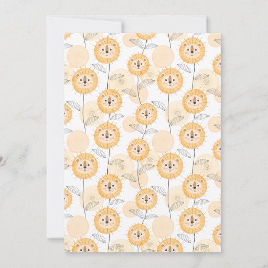 BABY BIRTH ANNOUNCEMENT Welkomstbloemen Baby (Achterkant)