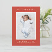 BABY BIRTH ANNOUNCEMENT Woodland Animals (Staand voorkant)