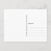 Baby Birth Announding Foto Briefkaart (Achterkant)