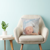 Baby Birth Announding Foto gepersonaliseerd Kussen (Stoel)