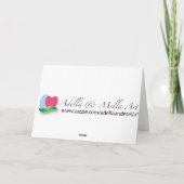 Baby:Birthday Greeting Kaart (Achterkant)