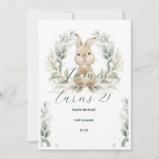 Baby Birthday Invitation Kaart