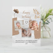 Baby Birthday Kaart (Staand voorkant)