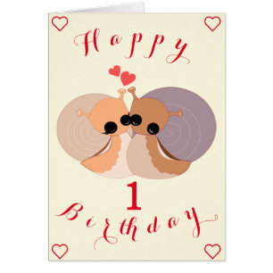 Baby Birthday Kaart Couple Slak - Personeel