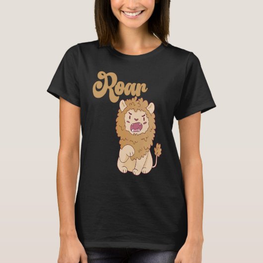 Baby Birthday One Wild Lion Animals Celebration Bo T-shirt (Voorkant)