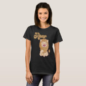 Baby Birthday One Wild Lion Animals Celebration Bo T-shirt (Voorkant volledig)