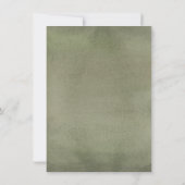 Baby Bison Buffalo Western landschap Baby shower Kaart (Achterkant)