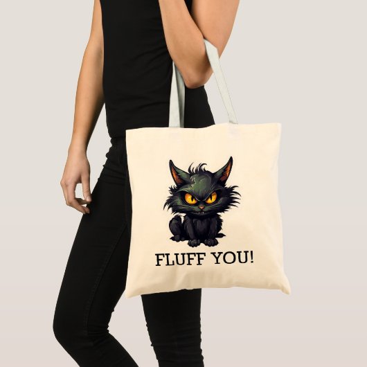 Baby Black Cat Design - Budget Tas (Voorkant (product))