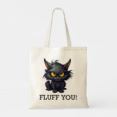 Baby Black Cat Design - Budget Tas (Achterkant)