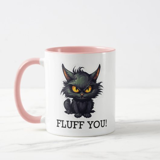 Baby Black Cat Design - Combo Mok (Links)