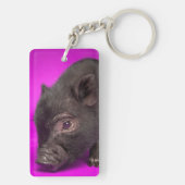 Baby Black Pig Sleutelhanger (achterkant)