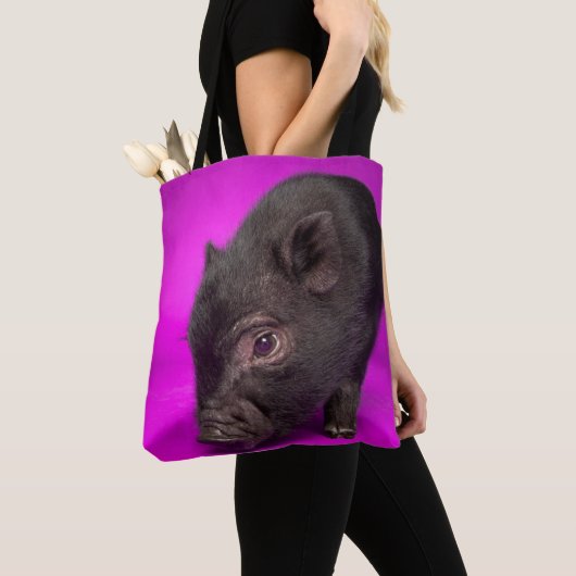 Baby Black Pig Tote Bag (Dichtbij)