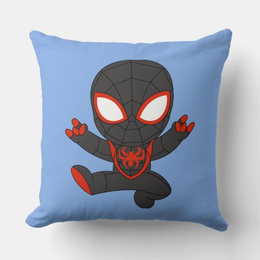 Baby Black Spidey Ninja Kussen (Voorkant)