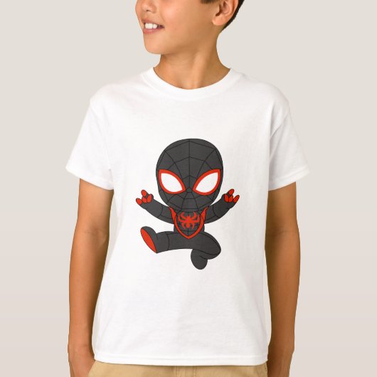 Baby Black Spidey Ninja T-shirt (Voorkant)