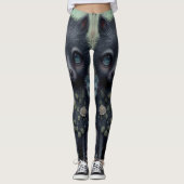 Baby Black Wolf Leggings - Cute (Voorkant)