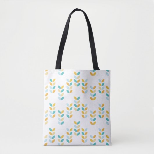 Baby bladeren in pasta tote bag (Voorkant)