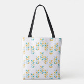 Baby bladeren in pasta tote bag (Achterkant)