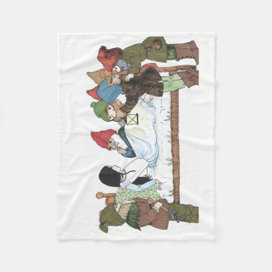 Baby Blanket Storybook Fairytale Fleece Deken (Voorkant)