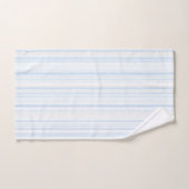 Baby Blau Witte Strepen Bad Handdoek (Handdoek)