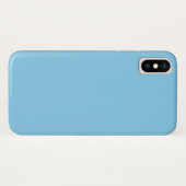 Baby blauw Case-Mate iPhone case (Achterkant (horizontaal))