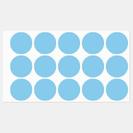 Baby Blauw Effen Kleur | Klassiek | Elegant Labels