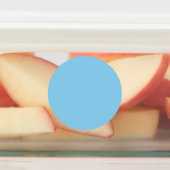 Baby Blauw Effen Kleur | Klassiek | Elegant Labels (Aangebracht)