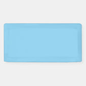 Baby Blauw Effen Kleur | Klassiek | Elegant Spandoek (Horizontaal)