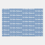 Baby Blauw Eid Adha Mubarak Kaaba Schaap Patroon Inpakpapier Vel (Voorkant 2)