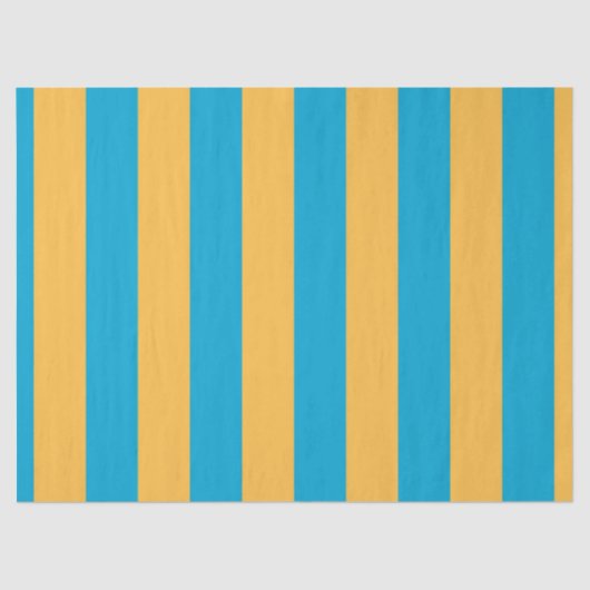 Baby blauw en geel tissuepapier (Voorkant)