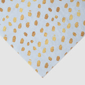 Baby Blauw en Goud Tissuepapier (Detail)