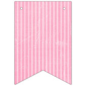  Baby Blauw en Roze Shabby Garland Vlaggen Vlaggetjes (Eerste vlag)