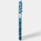 Baby blauw faux glitter schittert Case-Mate iPhone case (Achterkant / Rechts)