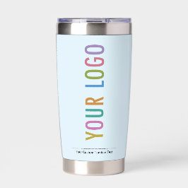 Baby Blauw Geïsoleerde Tumbler Custom Logo Branded Drinkbeker