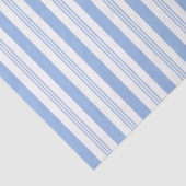 Baby blauw gestreept weefsel papier (Detail)