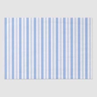 Baby blauw gestreept weefsel papier