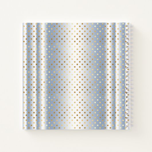 Baby Blauw Goud Prince Baby shower Gift Notitieboe Notitieboek (Achterkant)