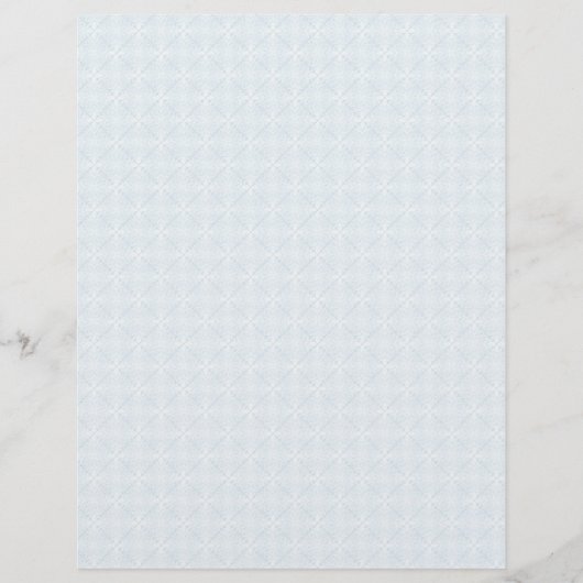 Baby Blauw Kant Scrapbooking Pagina's Briefpapier (Voorkant)