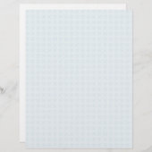 Baby Blauw Kant Scrapbooking Pagina's Briefpapier (Voorkant / Achterkant)