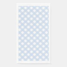 Baby Blauw Land Stijl Gingham Patroon