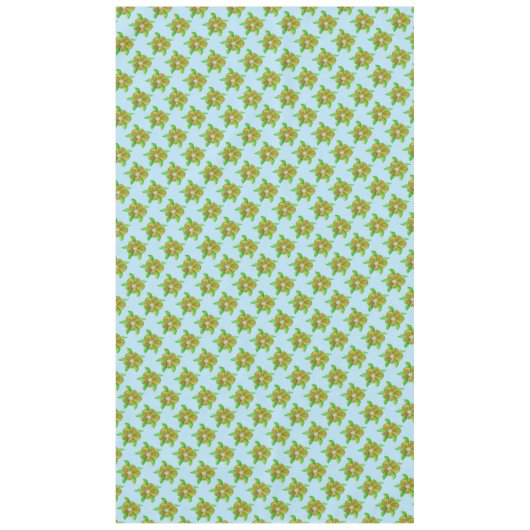 Baby blauw met groen tafelkleed (Voorkant)