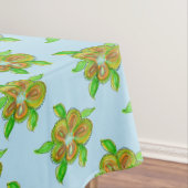 Baby blauw met groen tafelkleed (Voorbeeld)