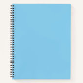 Baby blauw notitieboek (Voorkant)