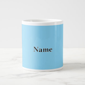Baby blauw personaliseren met naam grote koffiekop