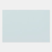 Baby Blauw Rustiek Romantisch & Elegant Inpakpapier Vel (Voorkant 2)